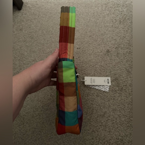 NWT Baggu Mini Nylon Madras Shoulder Bag - Picture 5 of 13